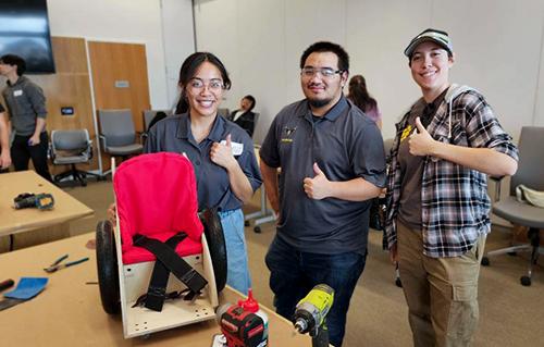 GEM student club with project at Shriners hospital