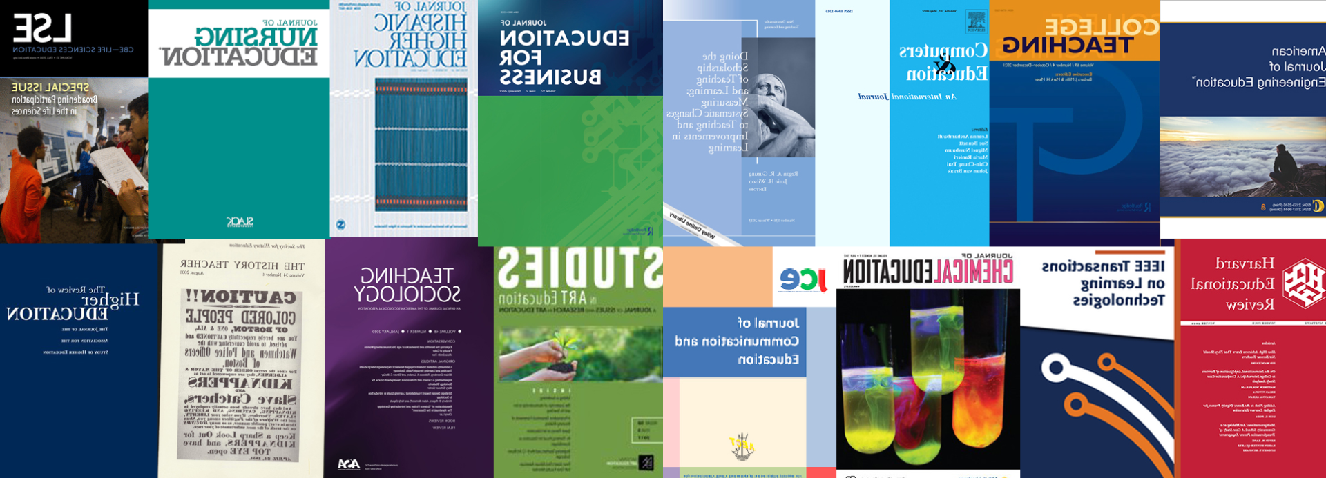 Collage of academic journals