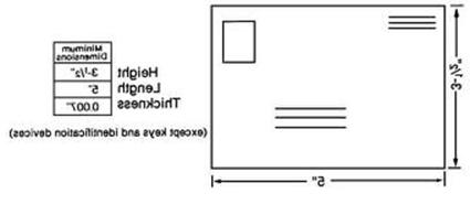 Flat Mail Dimensions