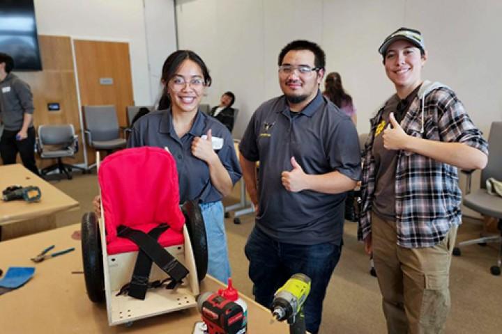 GEM student club with project at Shriners hospital