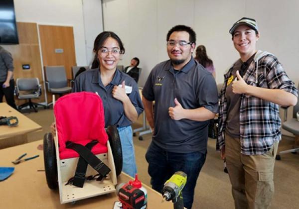 GEM student club with project at Shriners hospital