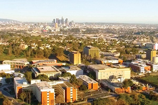 Cal State LA aerial view