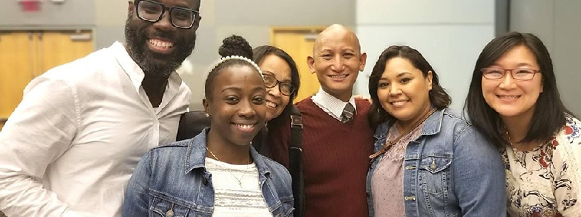 A.E.R.A. meeting attendants smiling